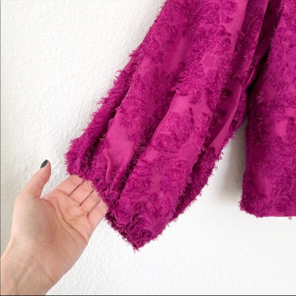 Anthropologie Hutch Kena Medley Blouse in Berry - Picture 4 of 5